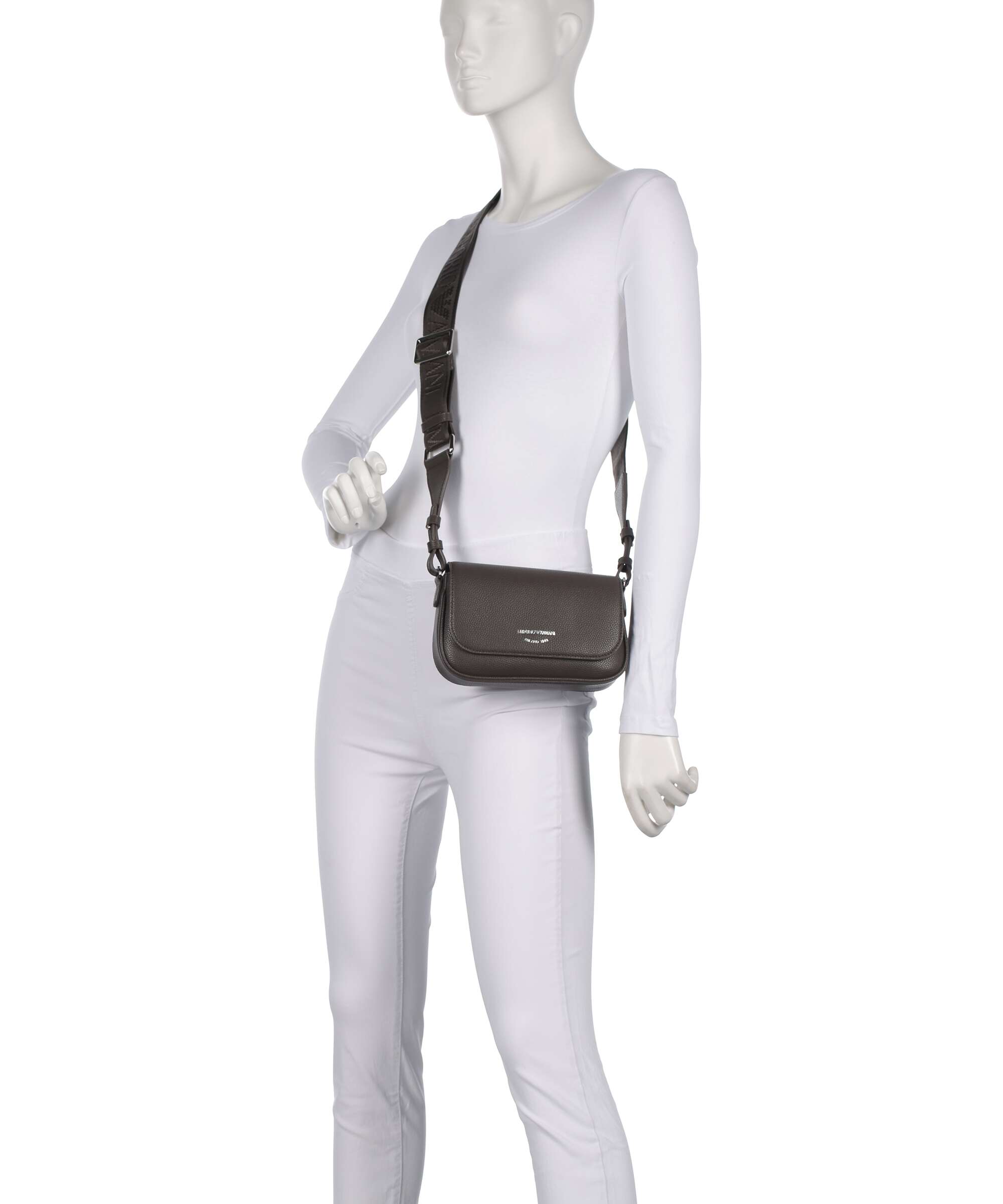 Emporio Armani Lilly Crossbody bag dark smoke/foliage
