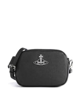 Vivienne Westwood Anna Saffiano Biogreen Crossbody tas black