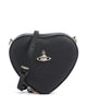 Vivienne Westwood Heart Saffiano Biogreen Mini Crossbody tas black
