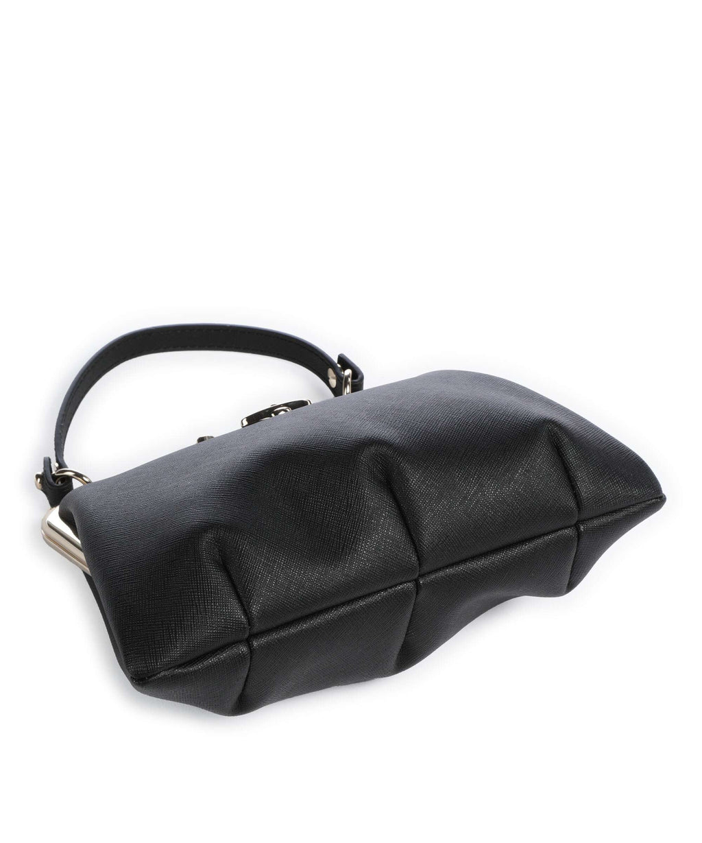 Vivienne Westwood Granny Frame Saffiano Biogreen Handbag black