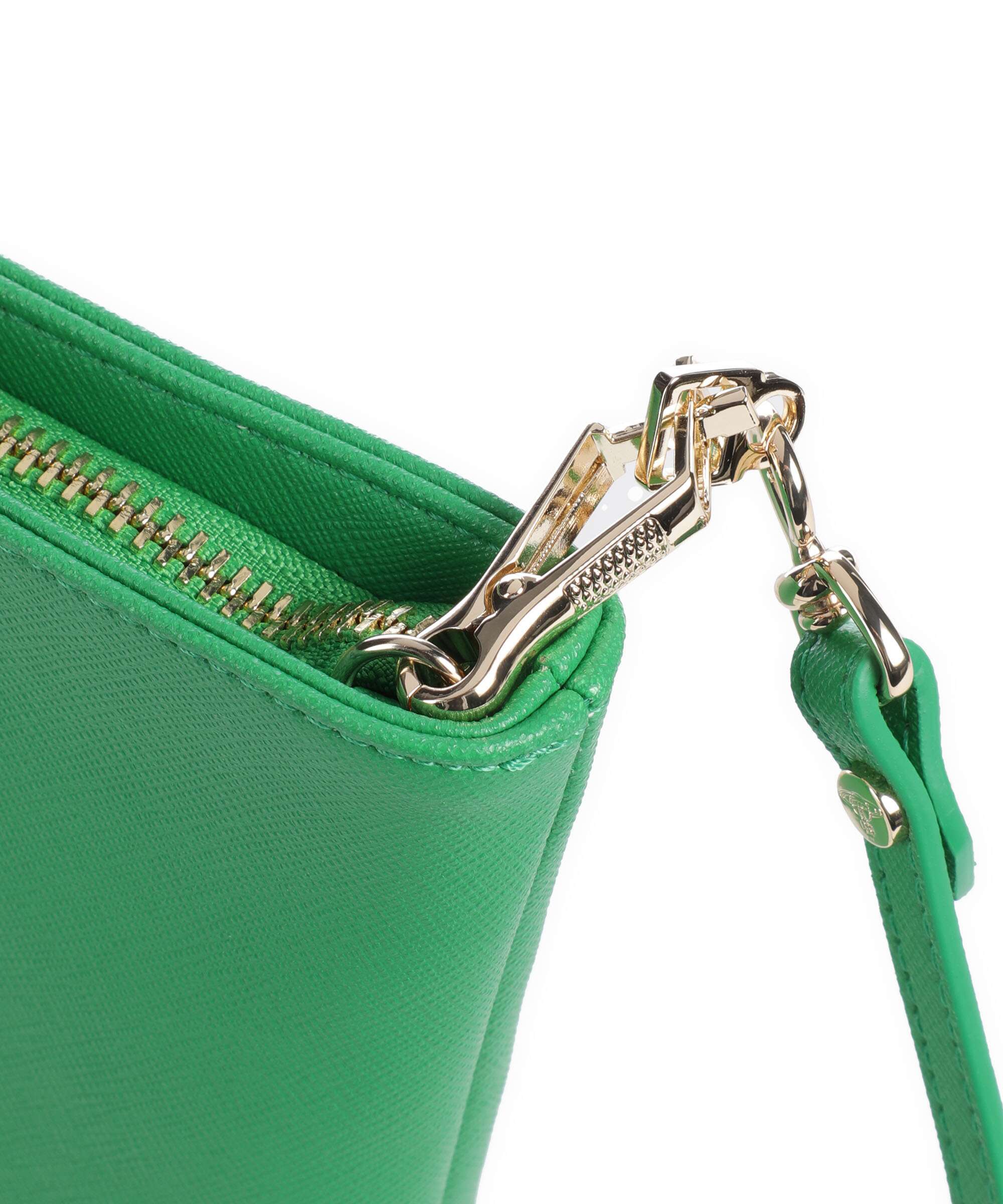 Vivienne Westwood Squire Square Saffiano Biogreen Crossbody bag bright green