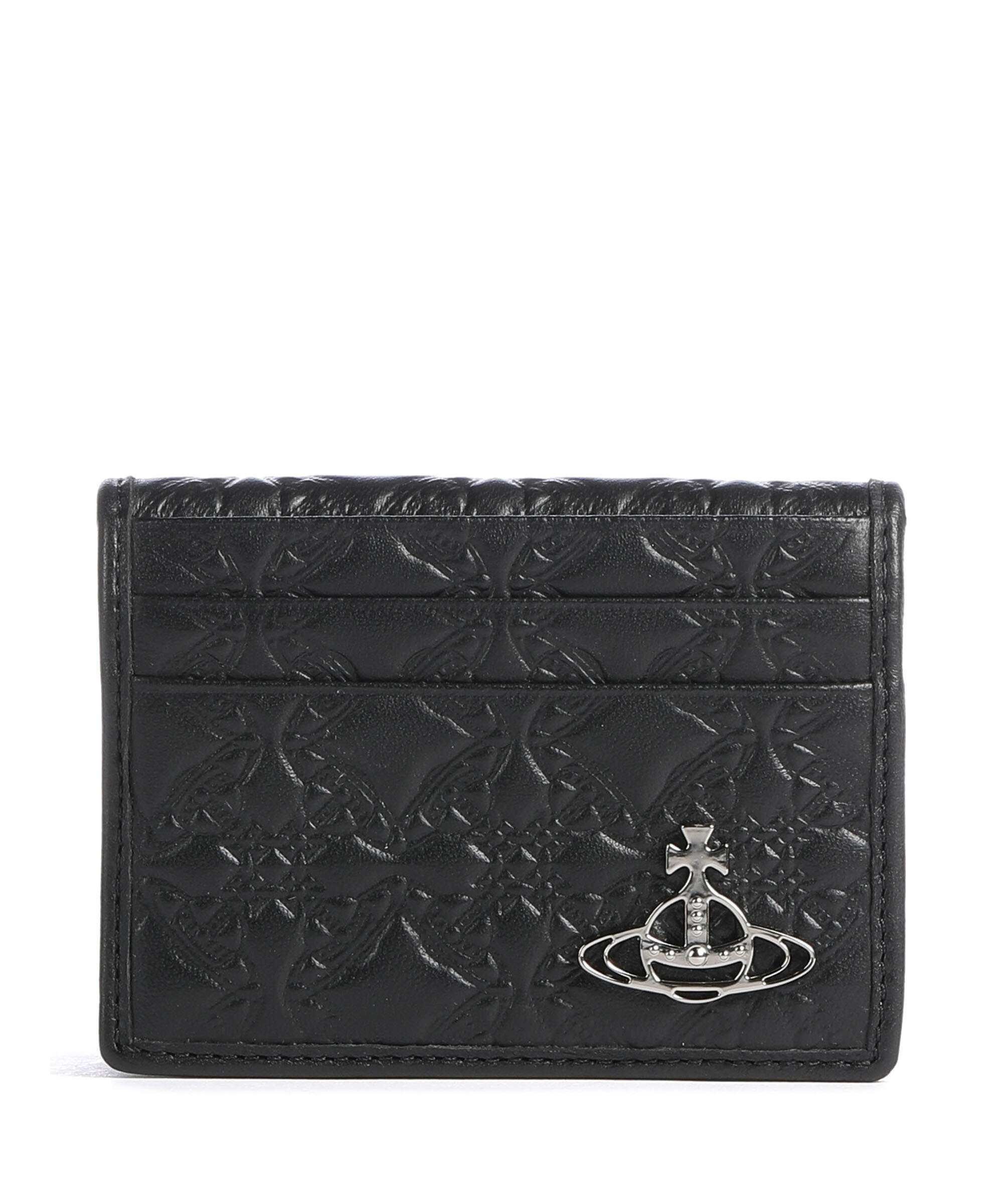 Vivienne Westwood Embossed Nappa Credit card holder black