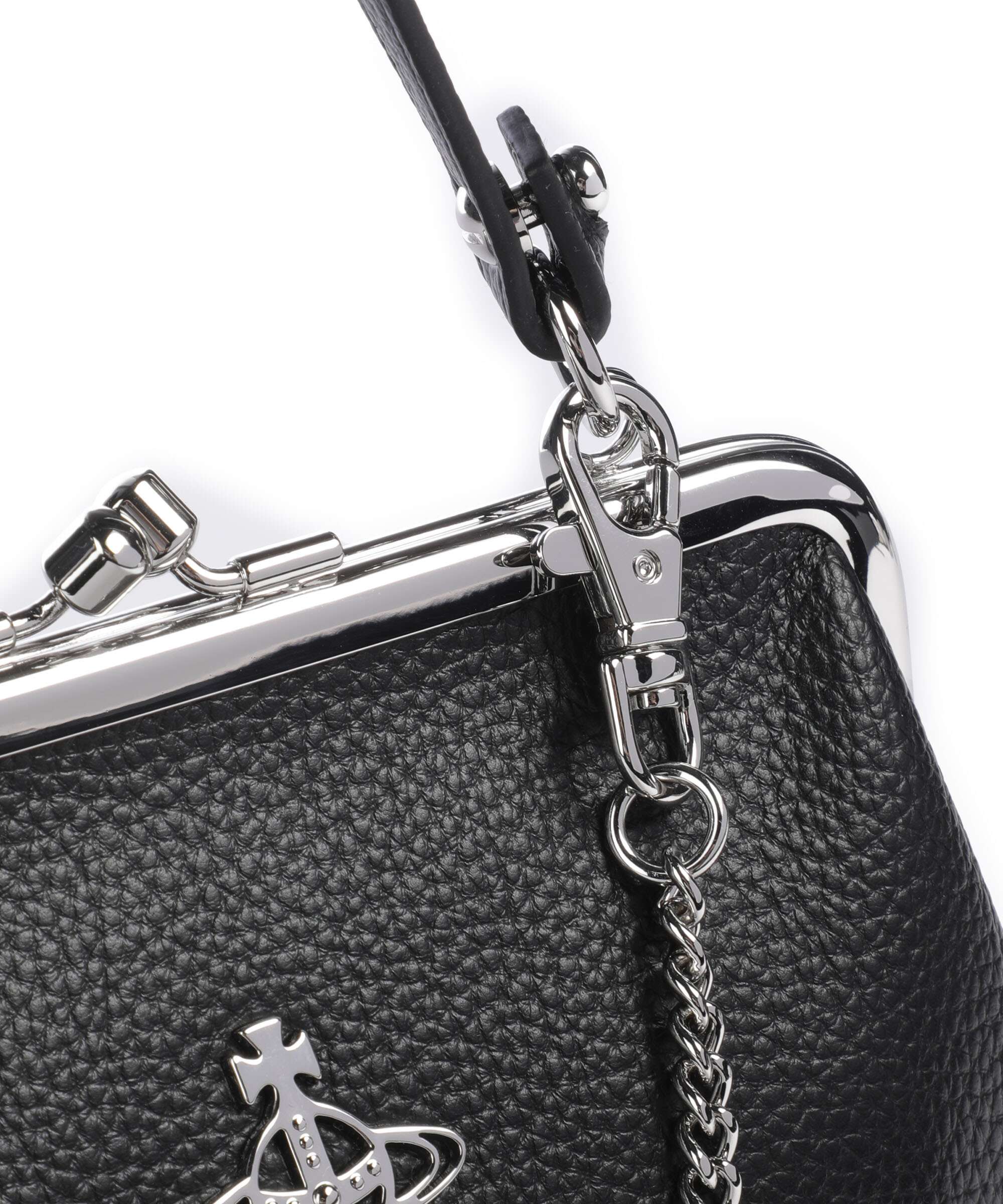Vivienne Westwood Granny Frame Grain Crossbody bag black
