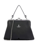 Vivienne Westwood Granny Frame Saffiano Crossbody tas black