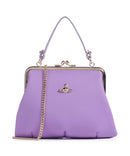 Vivienne Westwood Granny Frame Saffiano Crossbody tas lilac