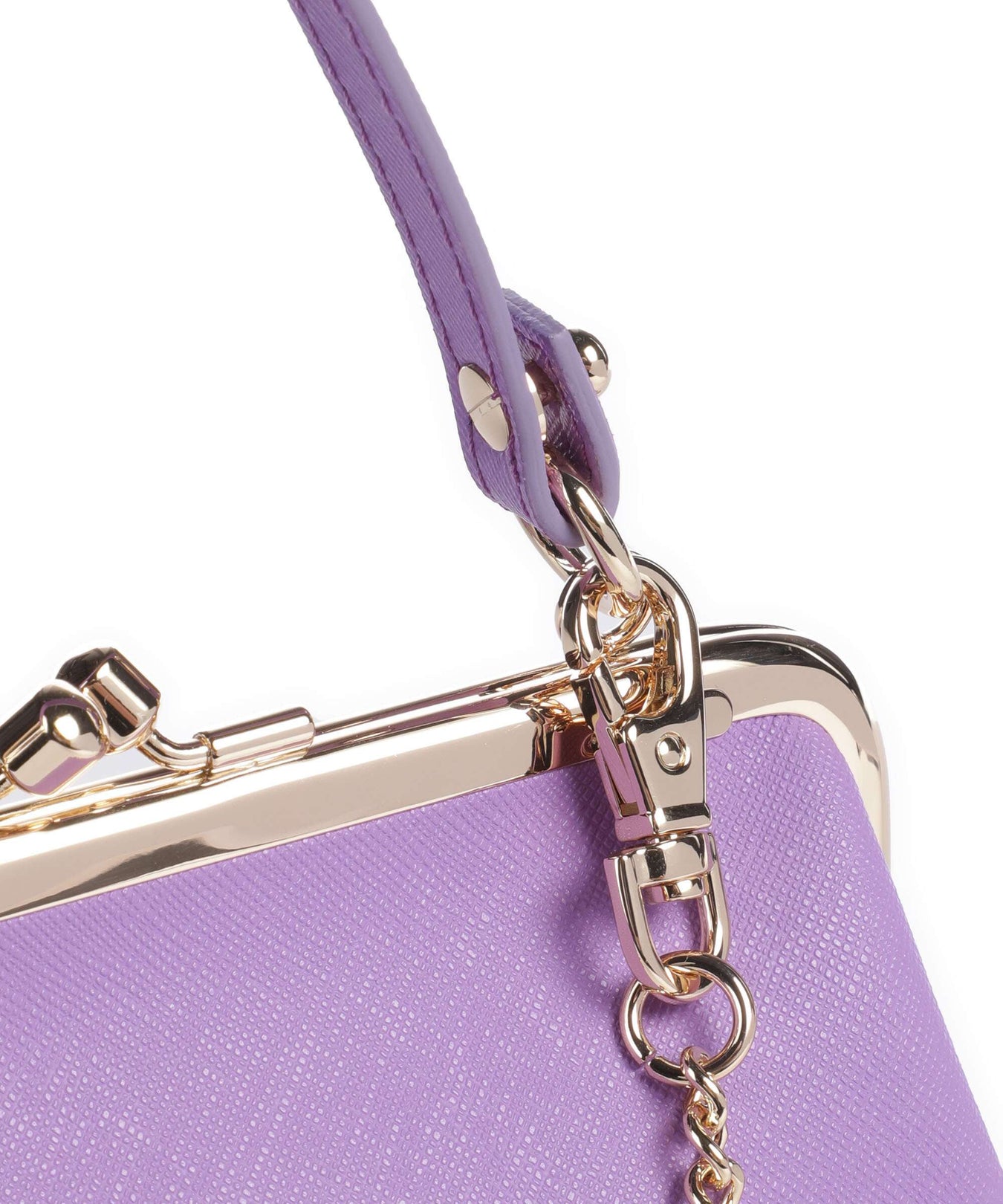 Vivienne Westwood Granny Frame Saffiano Crossbody bag lilac