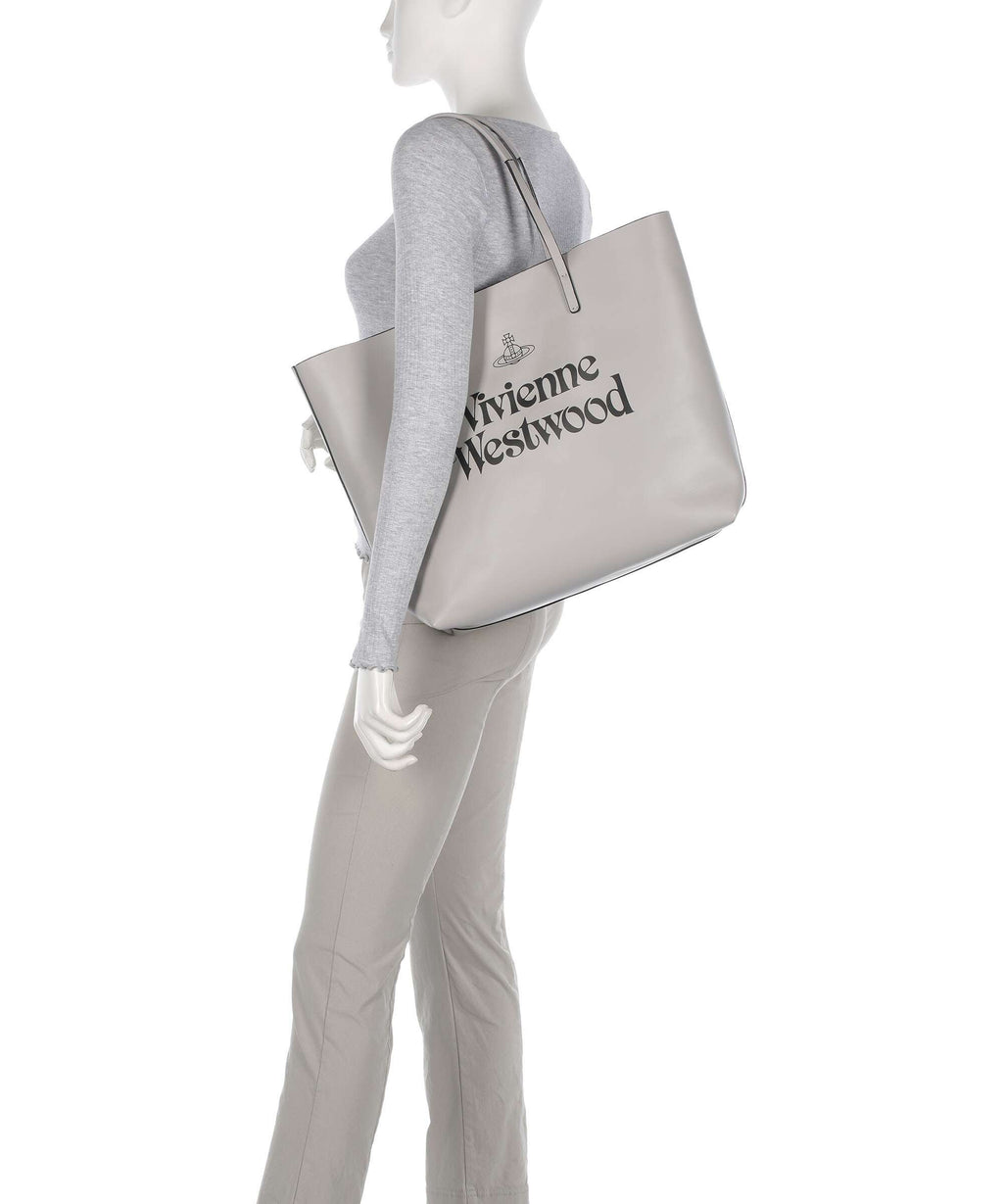 Vivienne Westwood Studio Print Tote bag grey/black