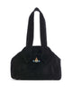 Vivienne Westwood Archive Velvet Medium Handtas black
