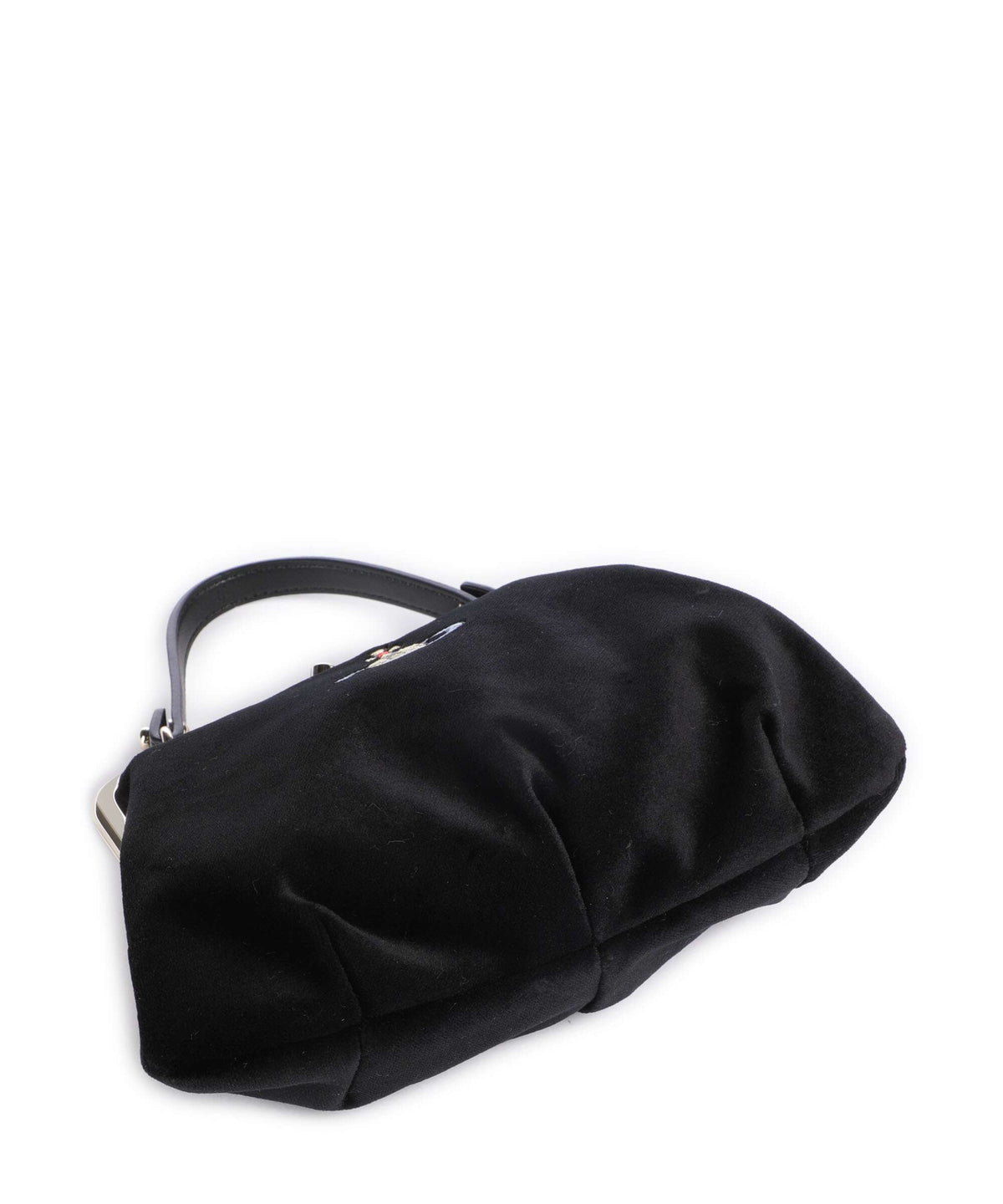 Vivienne Westwood Granny Frame Velvet Crossbody bag black