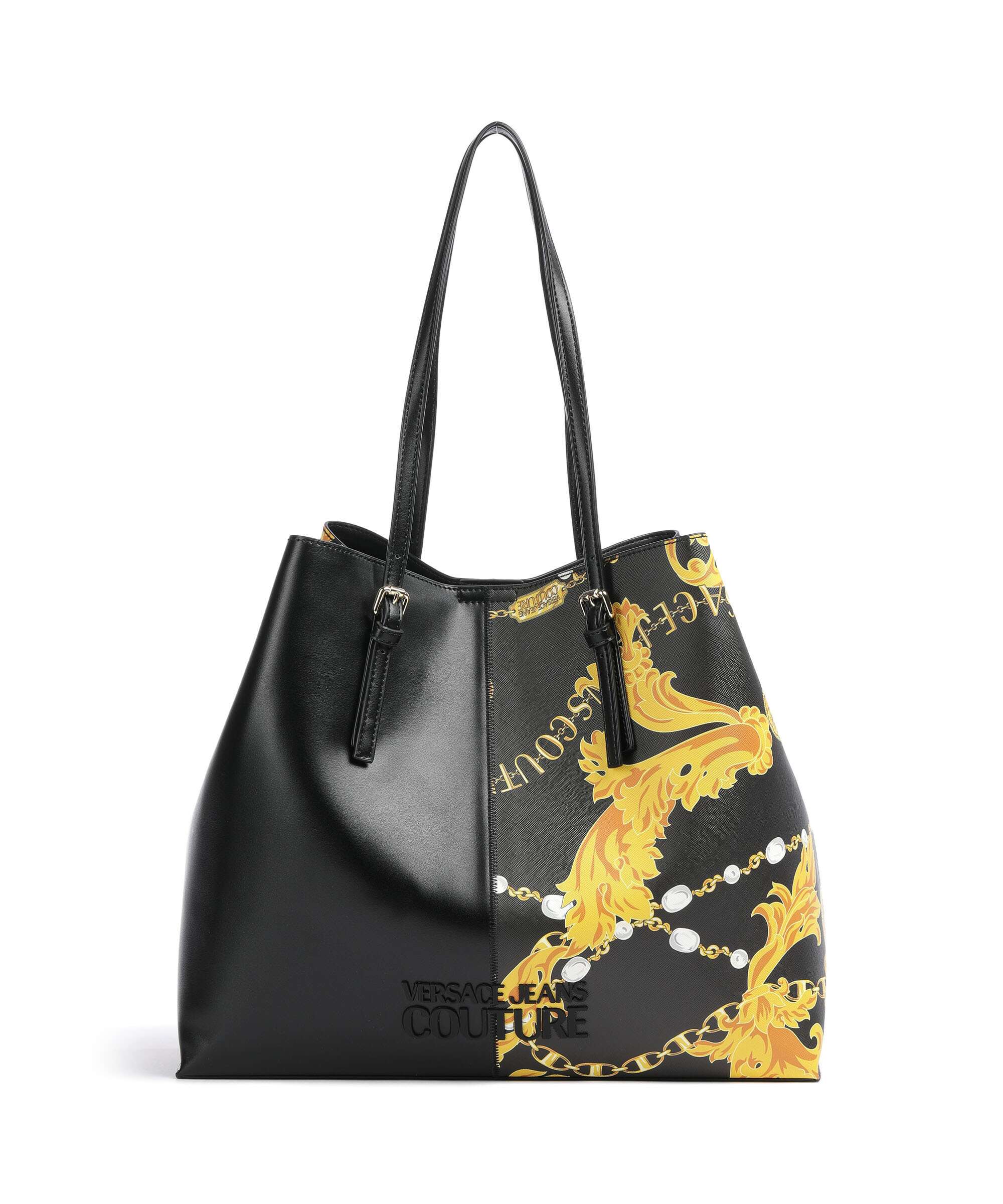 Versace Jeans Couture Rock Cut Tote bag black/gold
