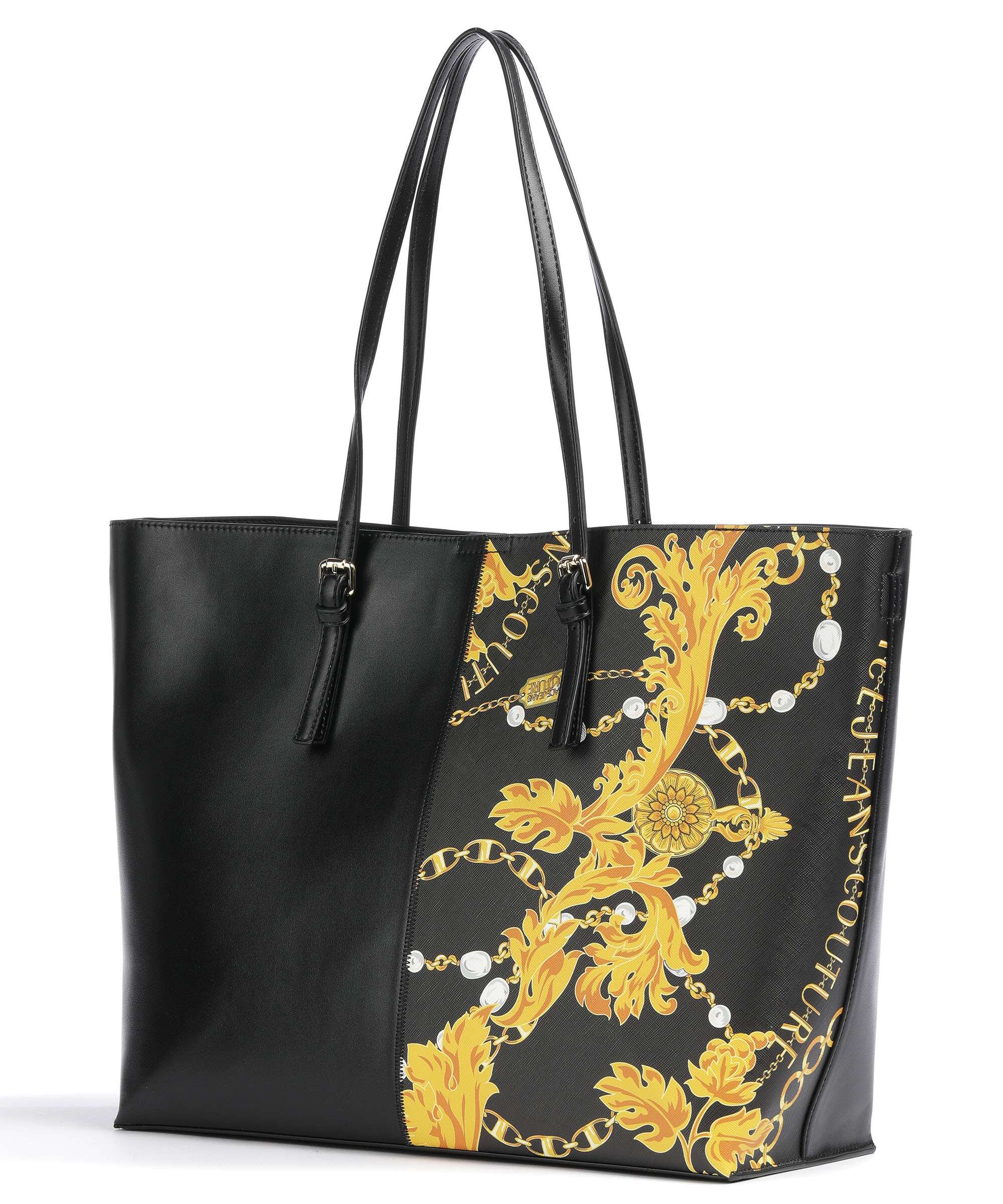 Versace Jeans Couture Rock Cut Tote bag black/gold