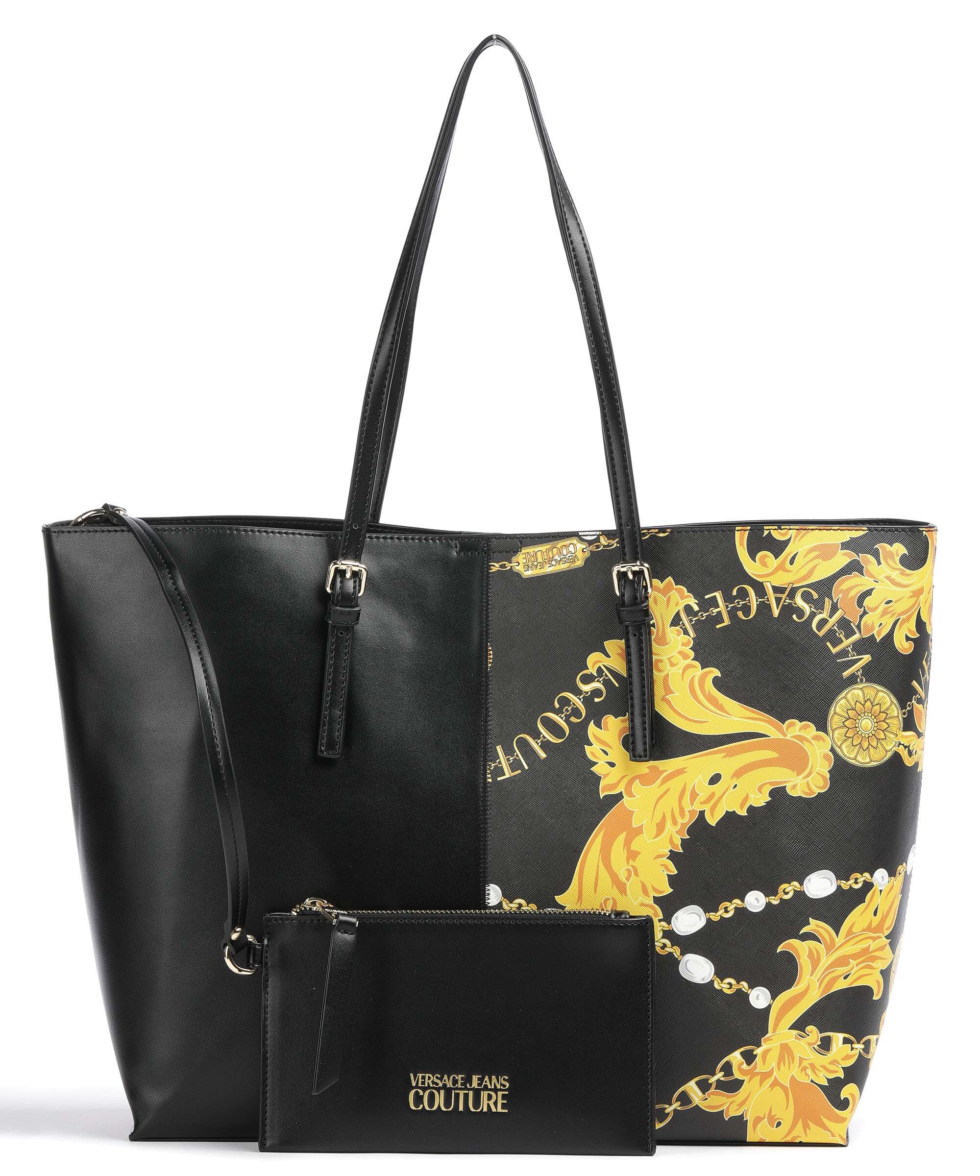 Versace Jeans Couture Rock Cut Tote bag black/gold