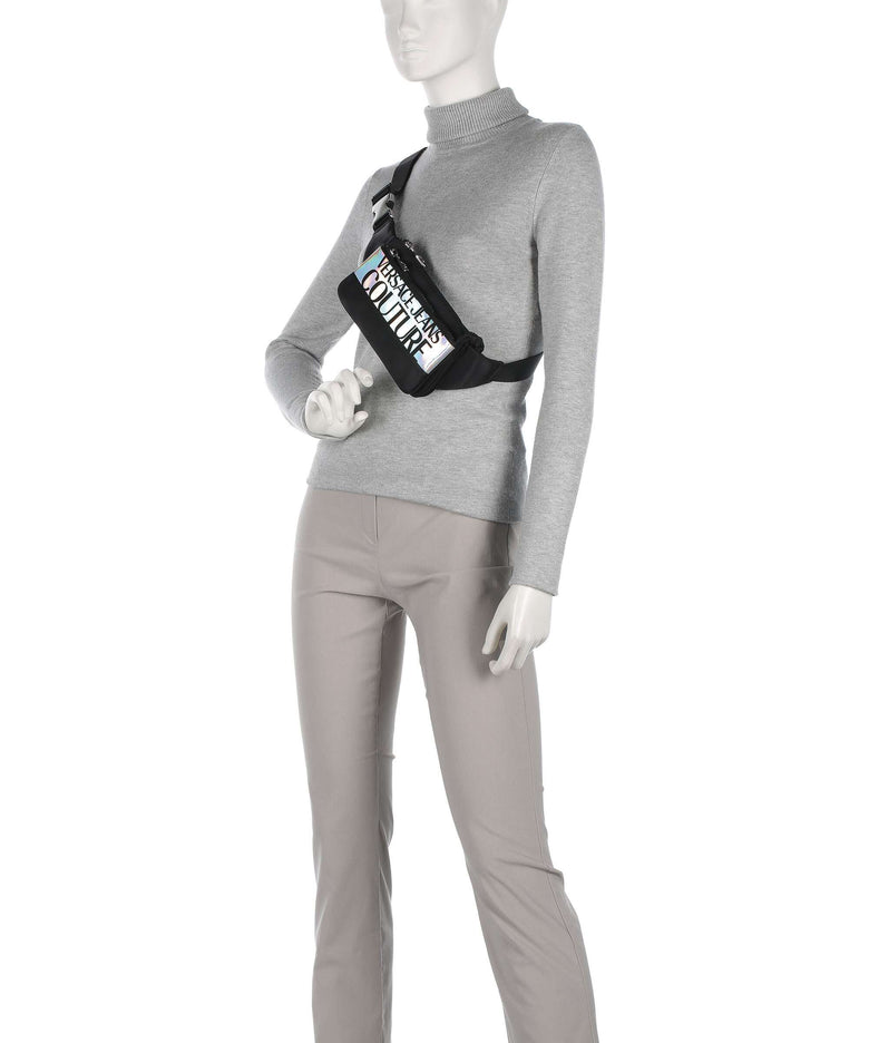 Versace Jeans Couture Iconic Logo Belt bag black/silver