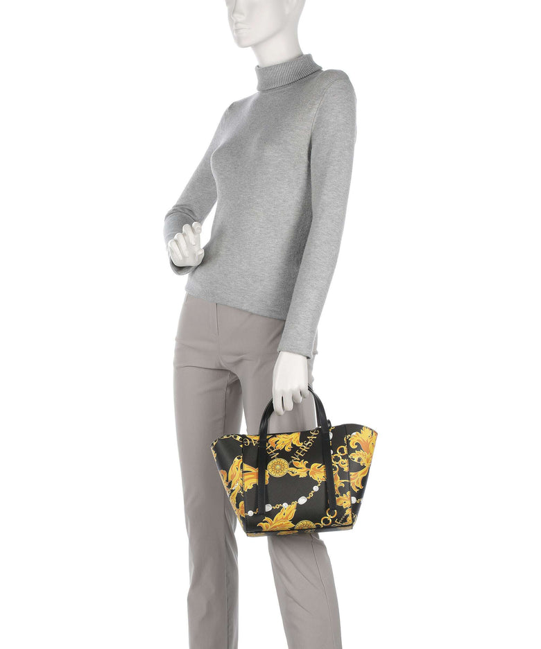 Versace Jeans Couture Graphic Handbag black/gold