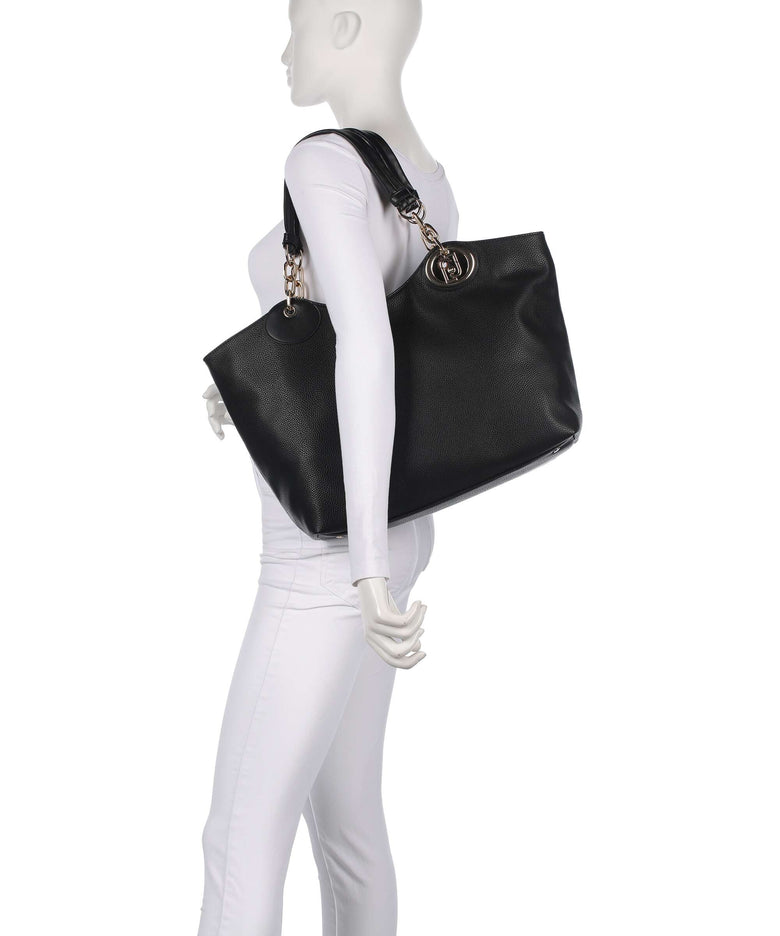 Liu Jo Faiza L Tote bag nero/brass gold