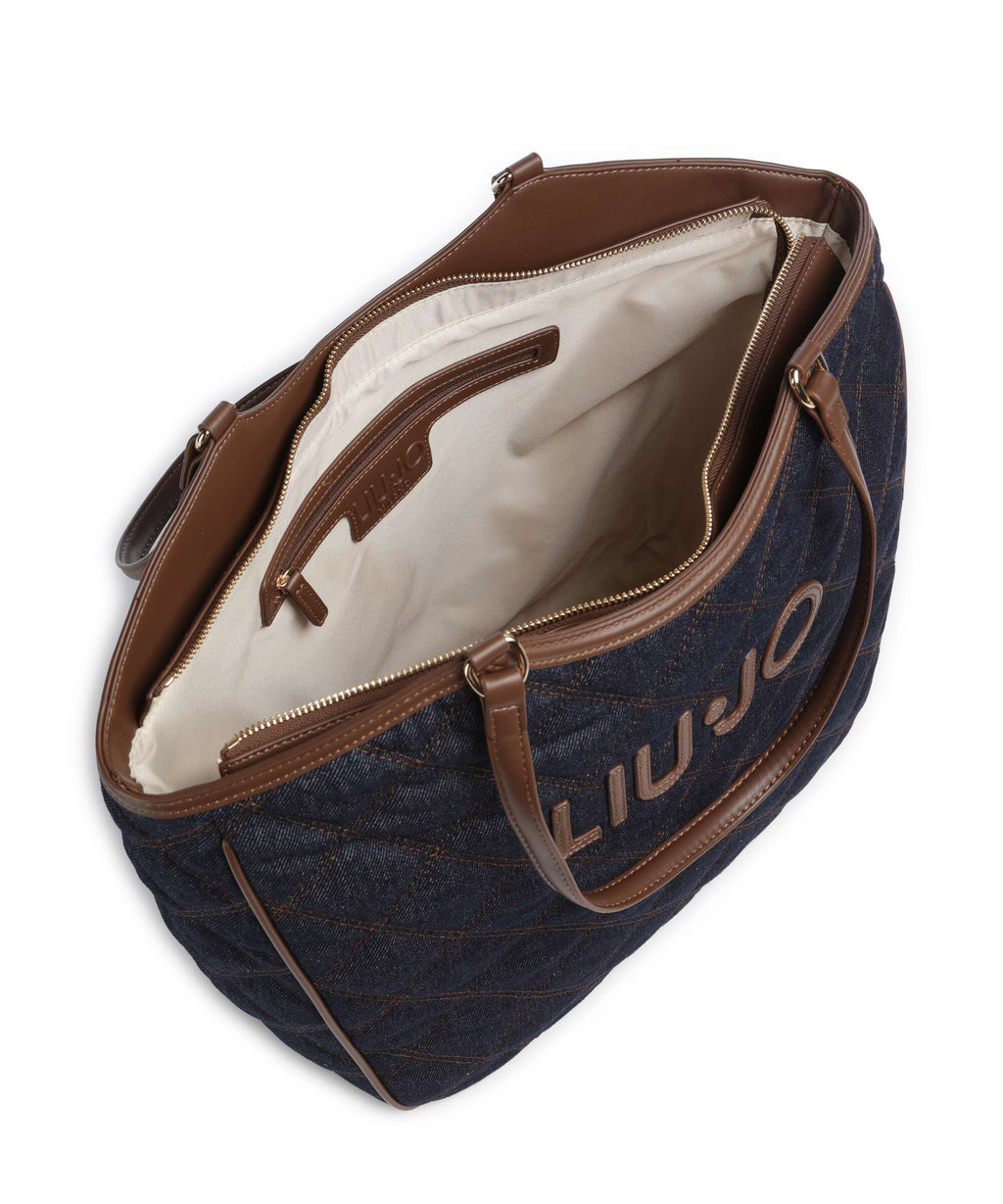 Liu Jo Ferielle L Tote bag blu denim