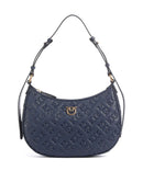 Pinko Half Moon Mini Sac porté épaule blu indaco ombroso/antique gold