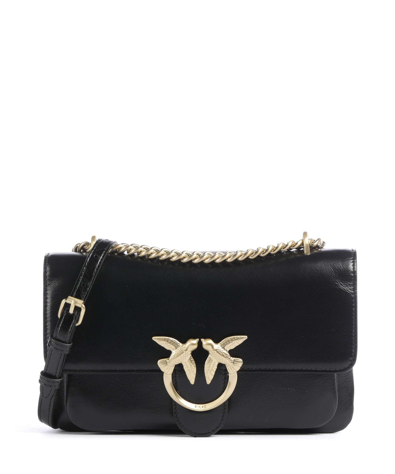 Pinko Love One Soft Mini Shoulder bag nero limousine/matt gold