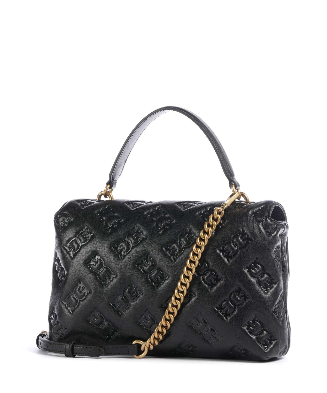 Pinko Love Lady Puff Classic Handbag nero/antique gold