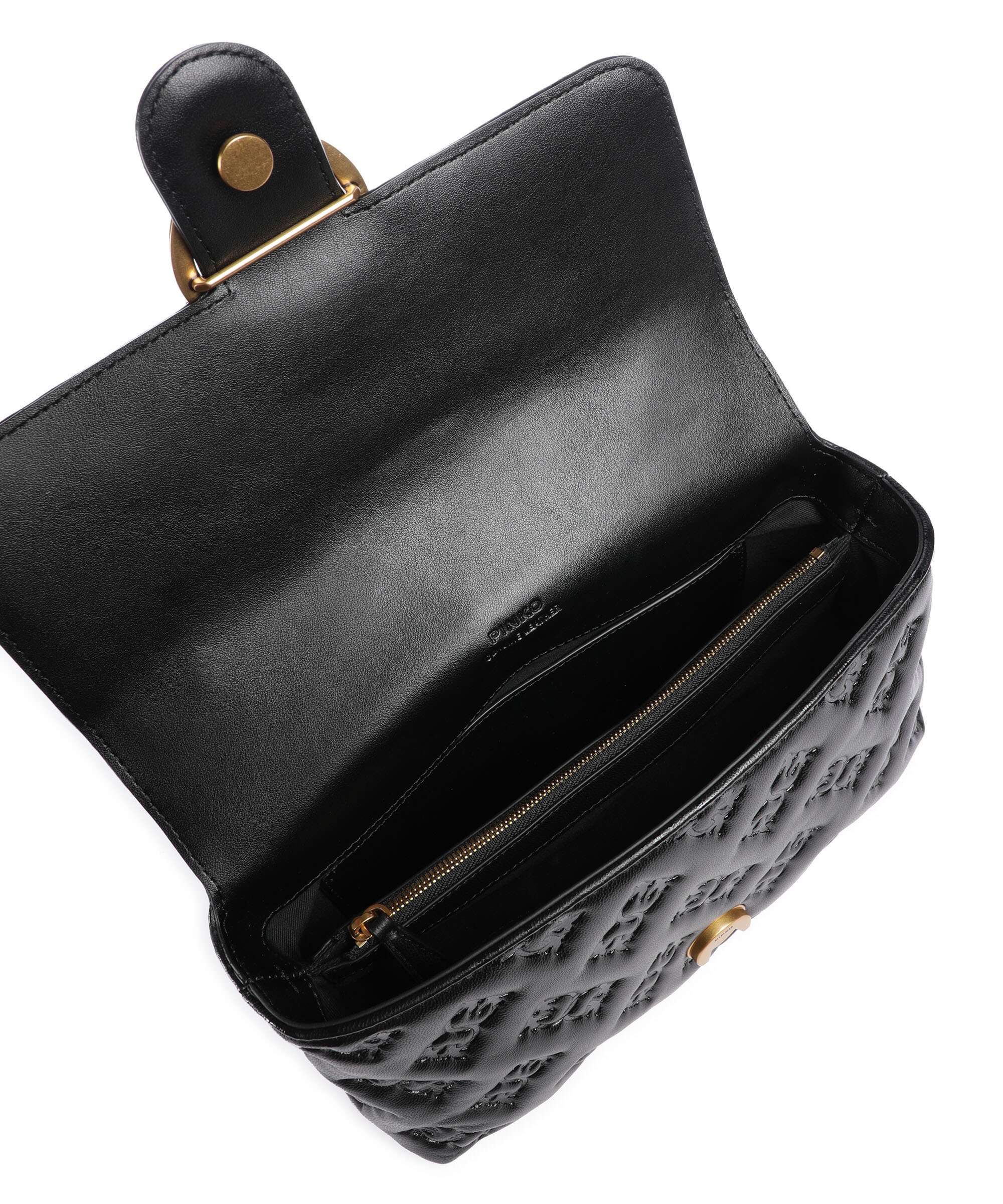 Pinko Love Lady Puff Classic Handbag nero/antique gold