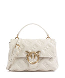 Pinko Love Lady Puff Mini Sac à main bianco seta/antique gold