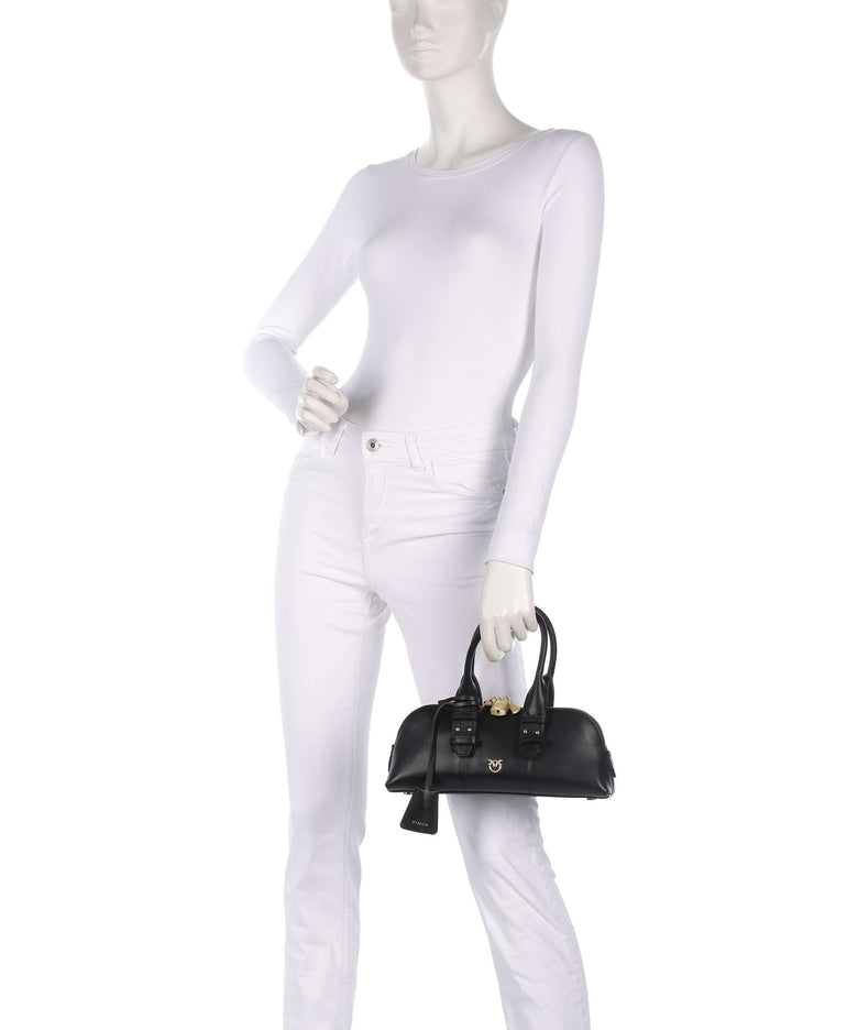 Pinko Bowling Horizontal Handbag nero limousine/matt gold