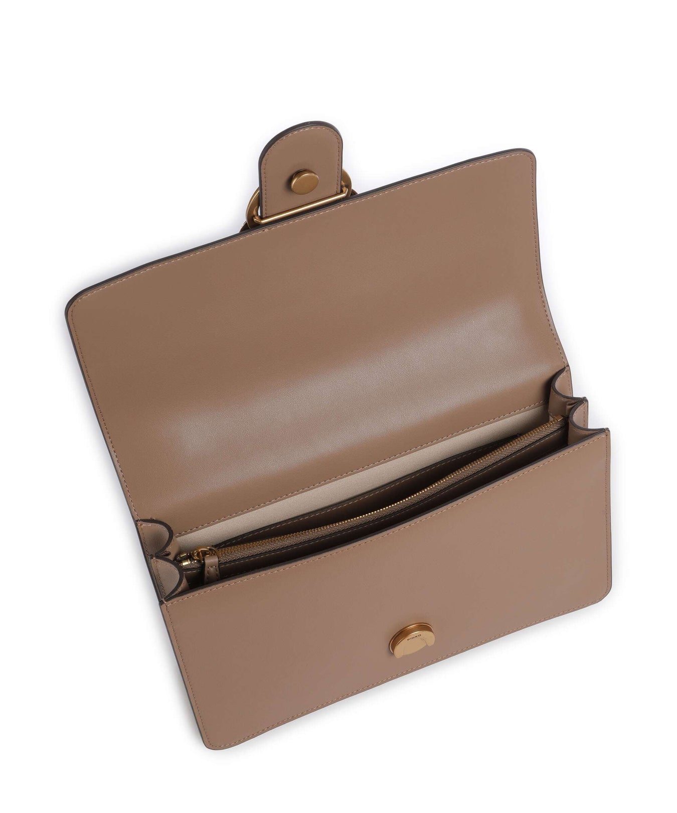 Pinko Love One Classic Crossbody bag biscotto zenzero/antique gold