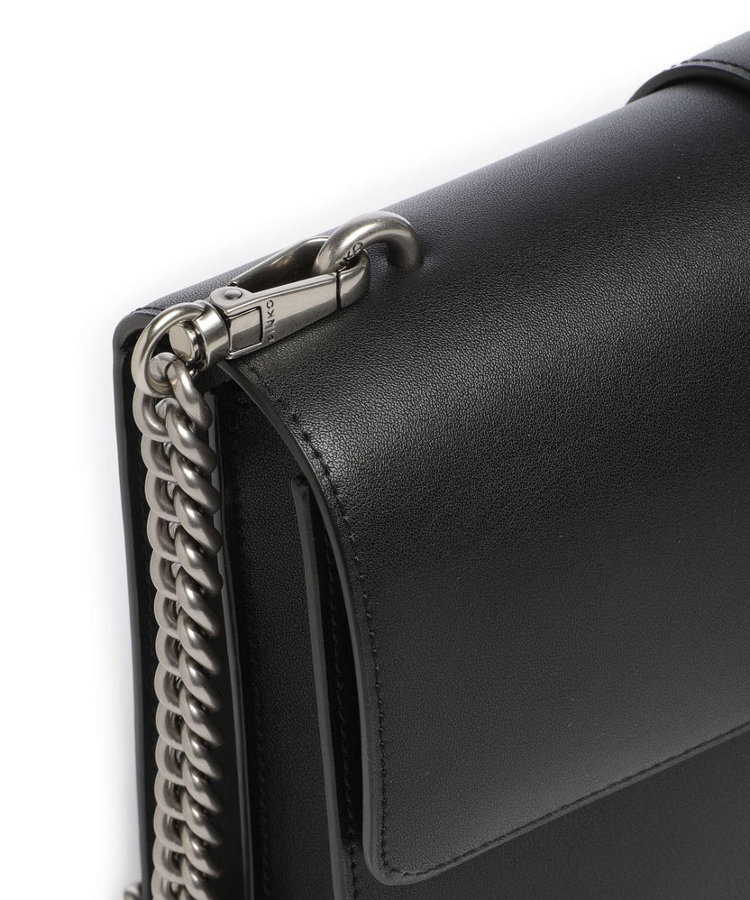 Pinko Love One Classic Crossbody bag nero/old silver