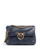 Pinko Love Puff Classic Schoudertas blu indaco ombroso/antique gold