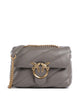 Pinko Love Puff Mini Schoudertas grigio asfalto/antique gold