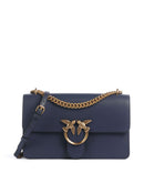 Pinko Love One Classic Schoudertas blu indaco ombroso/antique gold