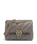 Pinko Love Puff Big Sac porté épaule grigio asfalto/antique gold