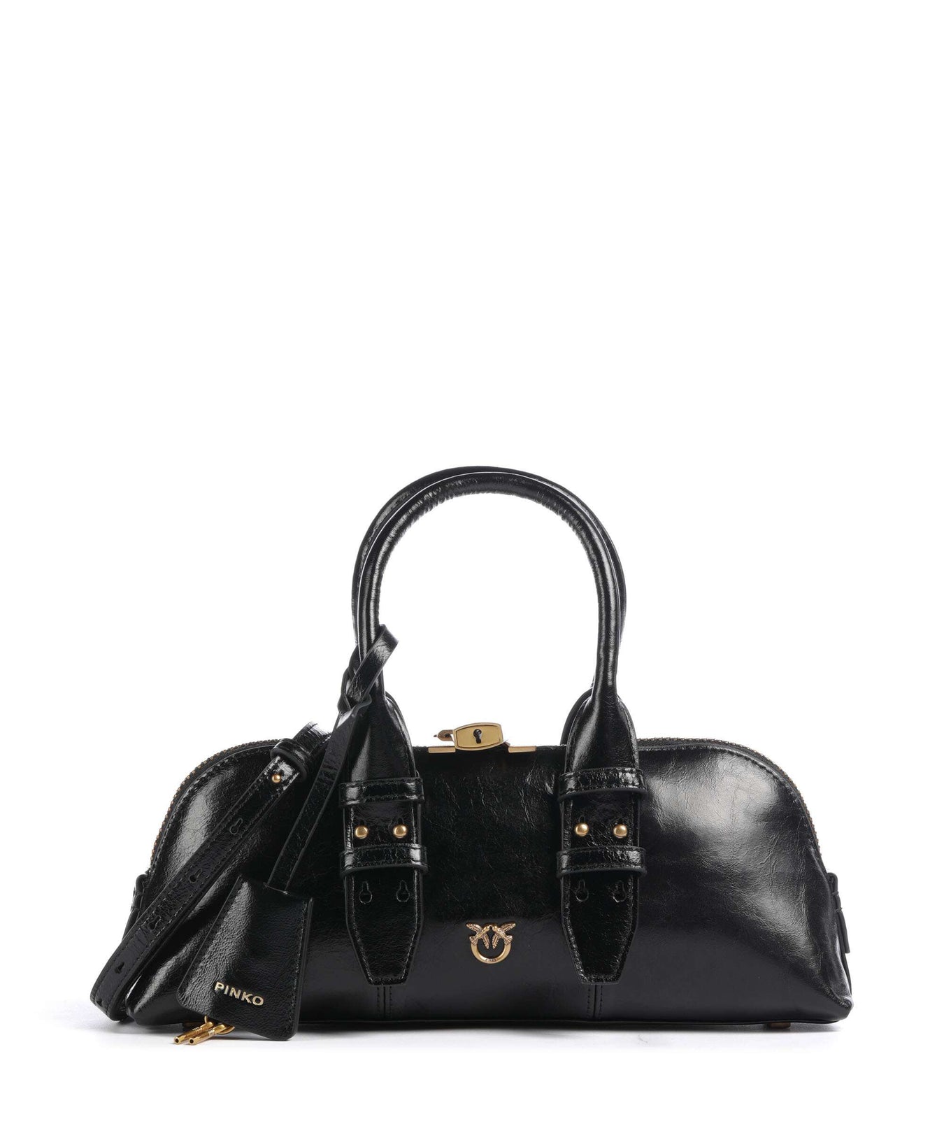Pinko Bowling Horizontal Handbag nero/antique gold
