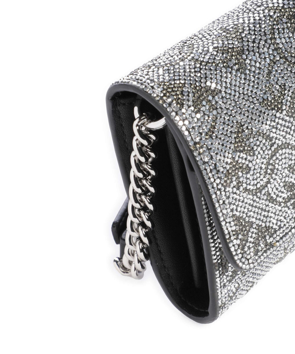 Pinko Love Tiny Birds Crossbody bag argento/nickel lucido