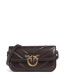 Pinko Love Box Baguette Sac porté épaule rosso mogano/antique gold