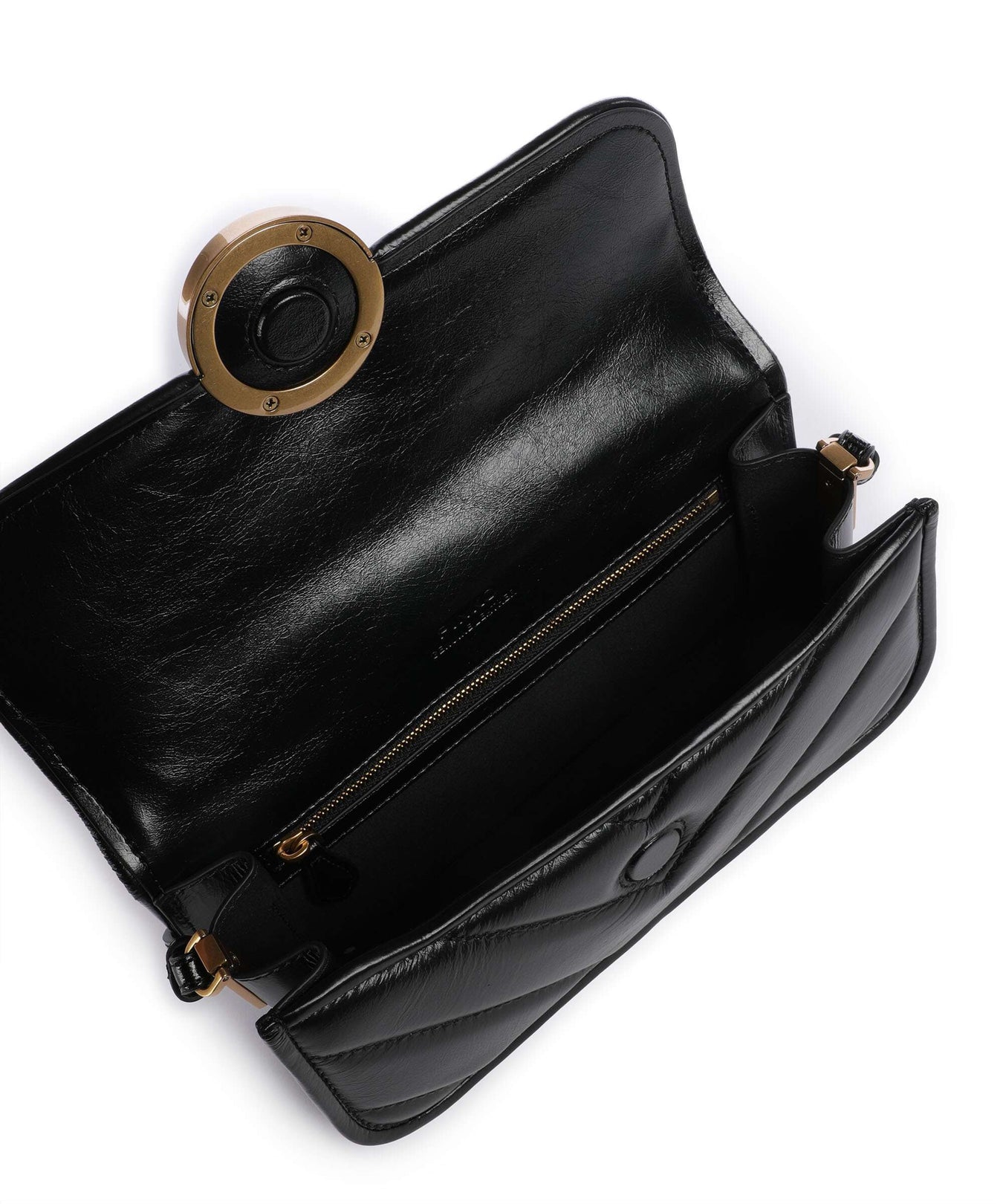 Pinko Love Box Horizontal Shoulder bag nero/antique gold