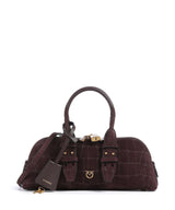 Pinko Bowling Horizontal Handtas rosso mogano/antique gold