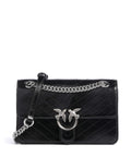 Pinko Love One Mini Shoulder bag nero limousine/matt silver