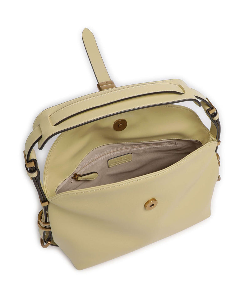 Pinko Saddle Horizontal Mini Shoulder bag giallo vaniglia/antique gold
