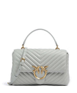 Pinko Love Lady Puff Classic Sac à main grigio perla/antique gold
