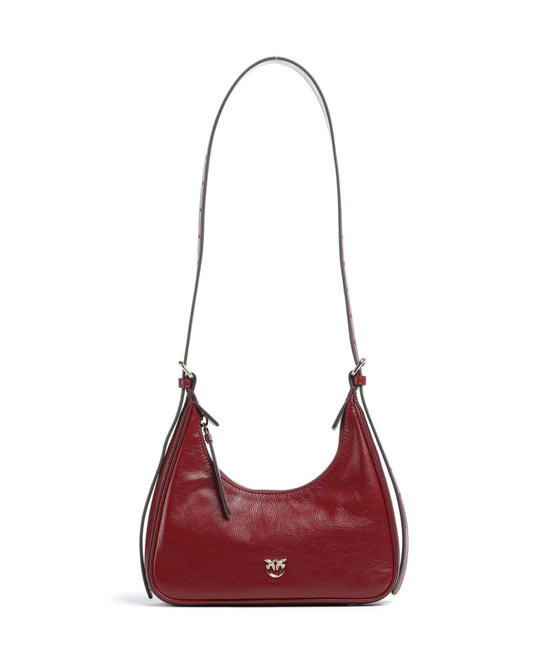 Pinko Miss Pinko Mini Shoulder bag rosso scuro/gold mordore