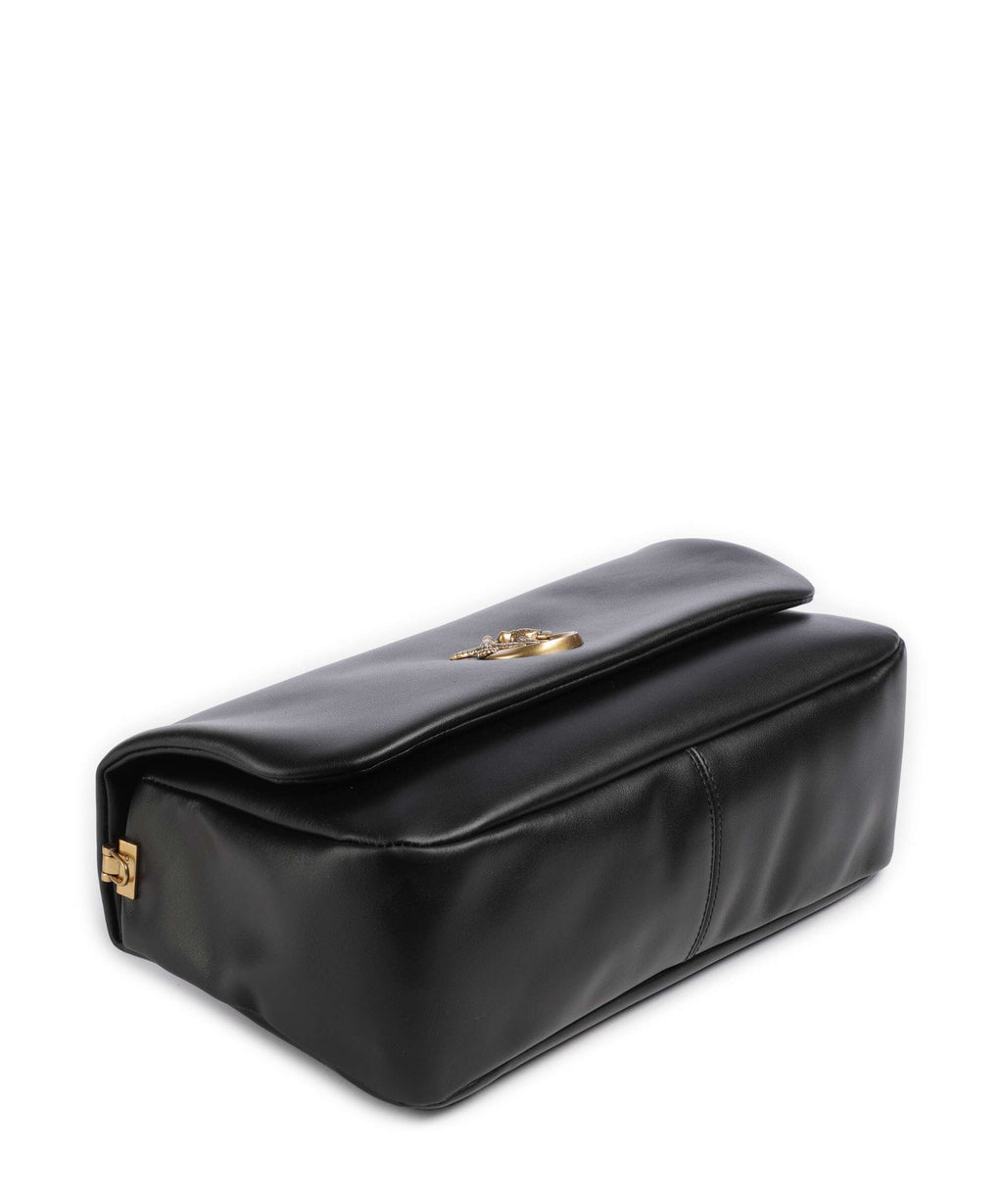 Pinko Click Soft Horizontal Shoulder bag nero/antique gold