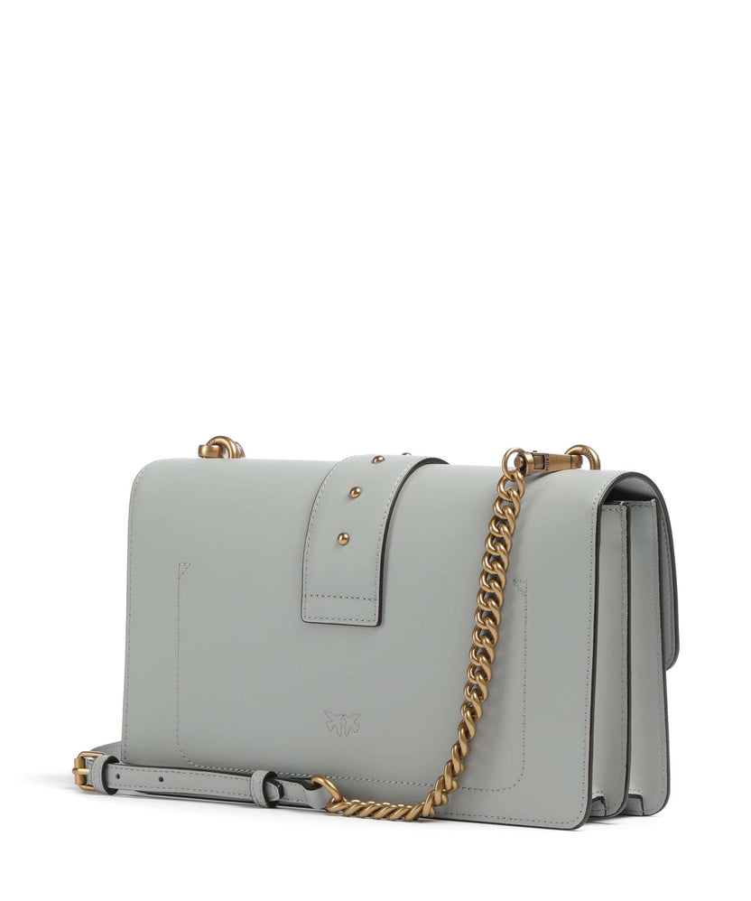 Pinko Love One Classic Crossbody bag grigio perla/antique gold