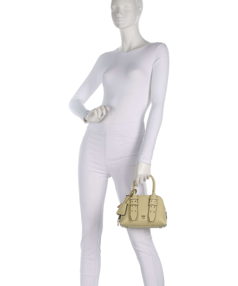 Pinko Bowling Mini Handbag giallo vaniglia/antique gold