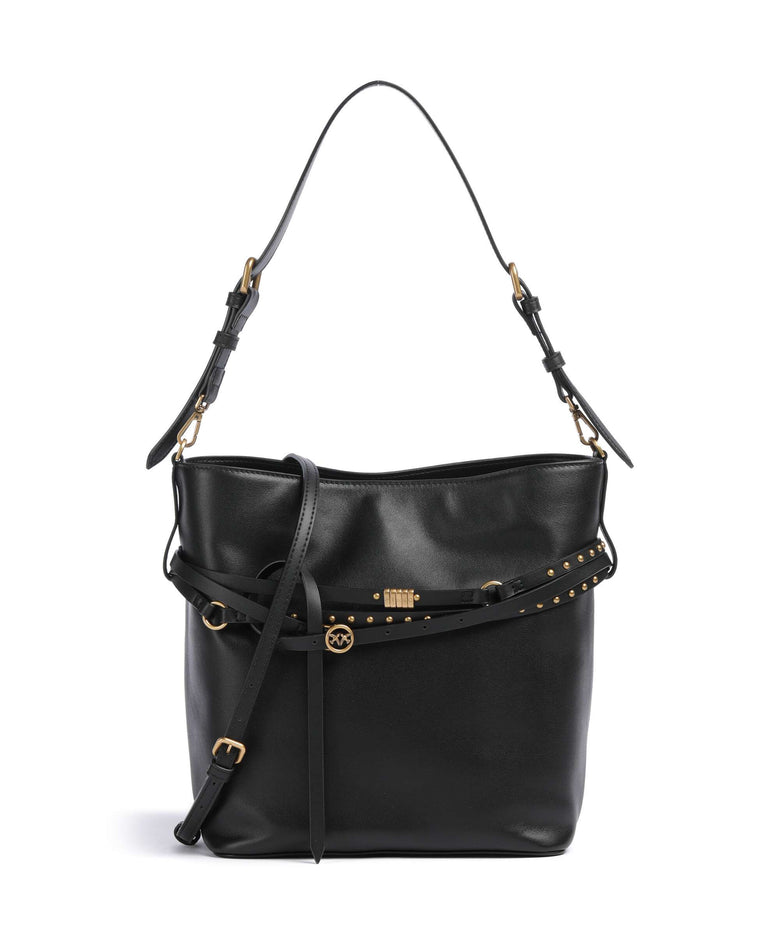 Pinko Belt Classic Bucket bag nero/antique gold