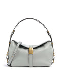 Pinko Saddle Horizontal Mini Shoulder bag grigio perla/antique gold