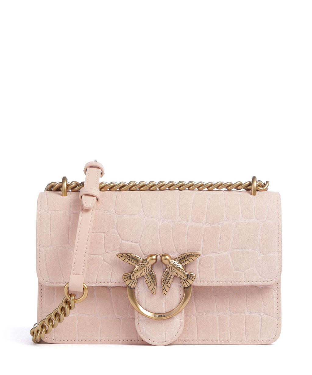 Pinko Love One Mini Shoulder bag light pink/antique gold