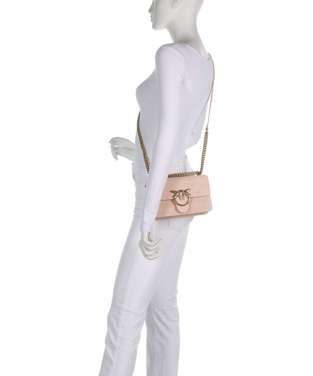 Pinko Love One Mini Shoulder bag light pink/antique gold