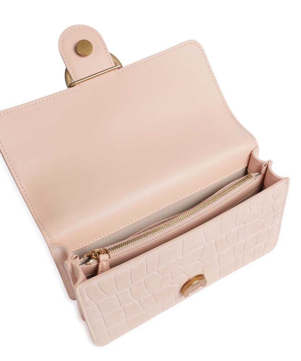 Pinko Love One Mini Shoulder bag light pink/antique gold