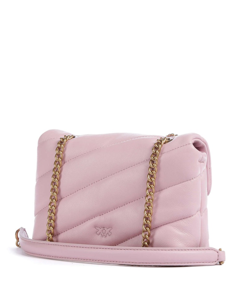 Pinko Love Puff Baby Shoulder bag rosa chiaro/antique gold